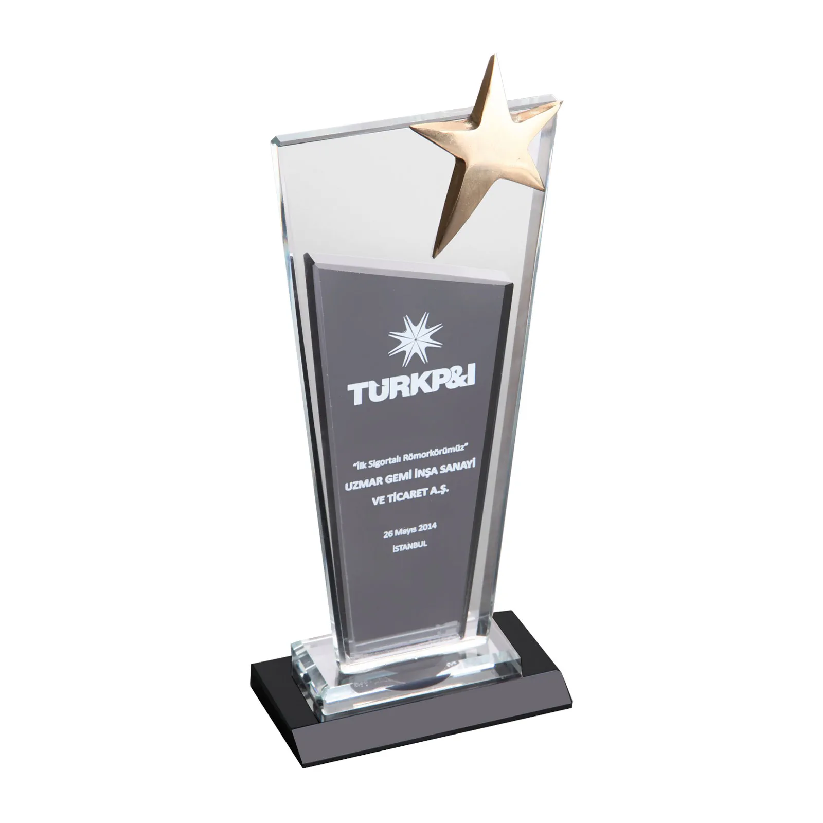 İmranlı Kristal Plaket