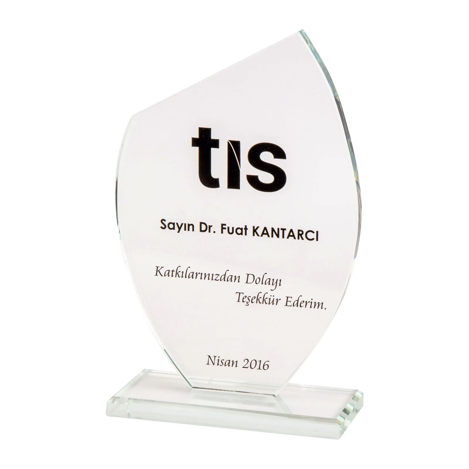 Onat Kristal Plaket